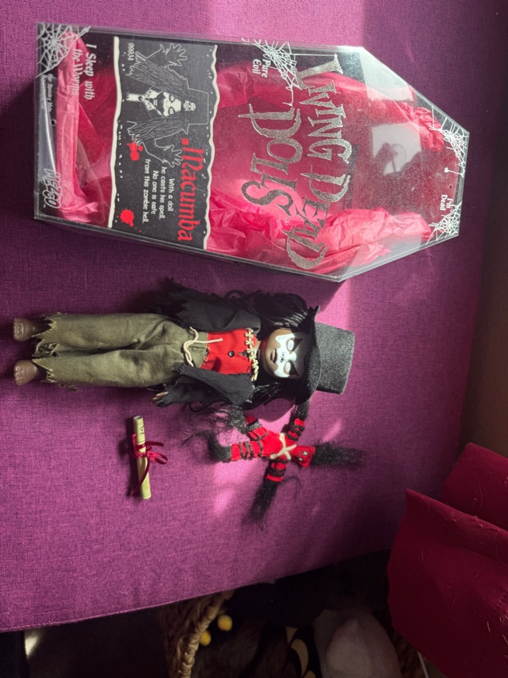 Living Dead Dolls Macumba Voodoo Doll - Red & Black